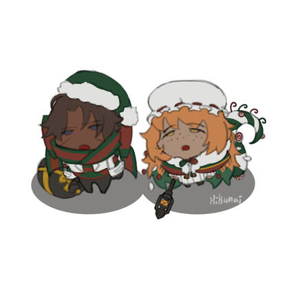 Holiday Heathcliff & Christmas Nightmare Ishmael from Limbus Company