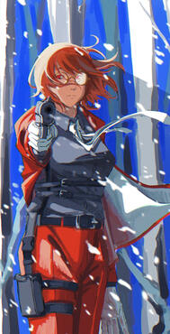 [FULL BODY] Ilse Reynders by HarryBlank from SCP Wiki. Licensed under CC-BY-SA 3.0.